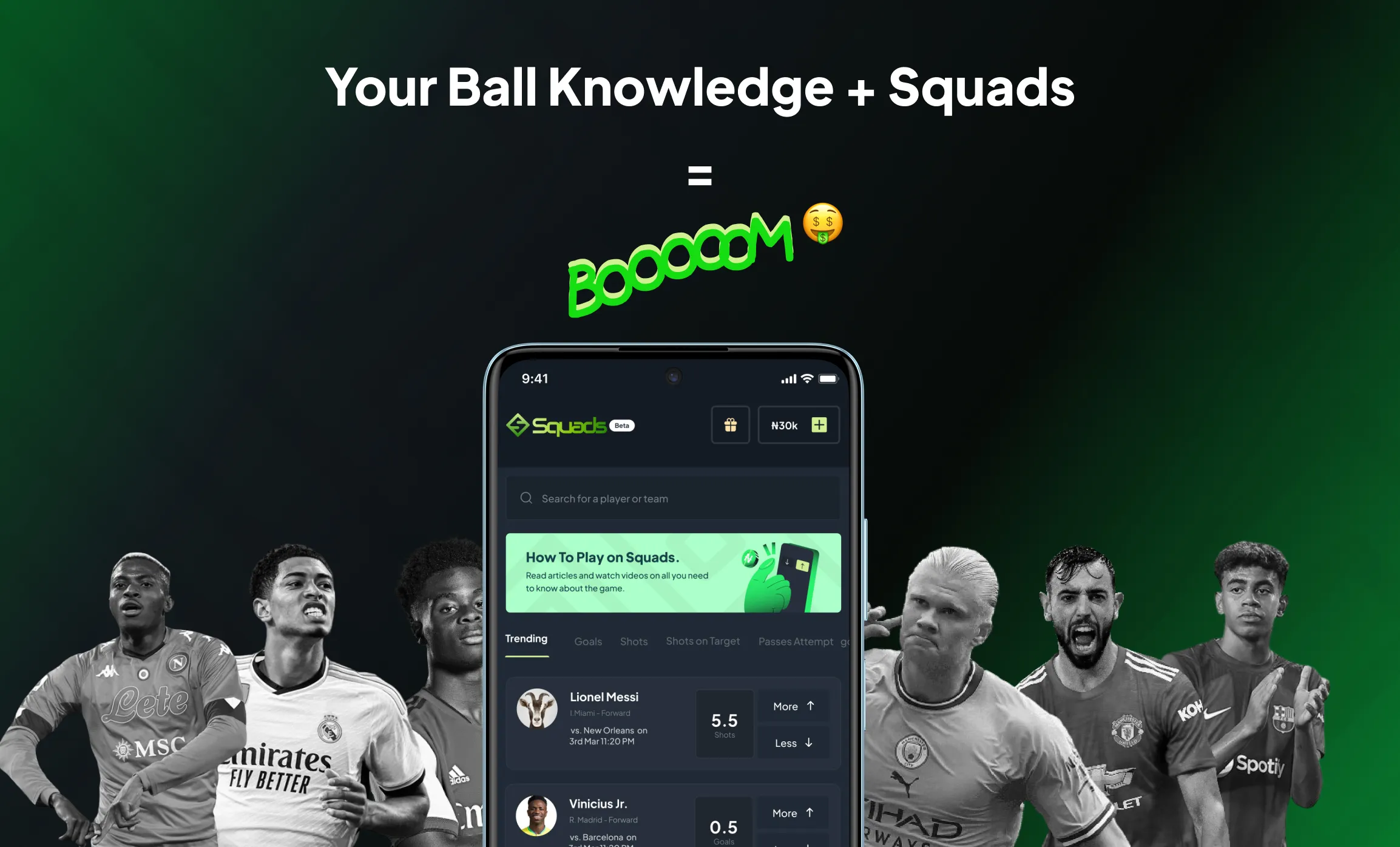 Squads Game: WIn Real Money with Your Football Knowledge