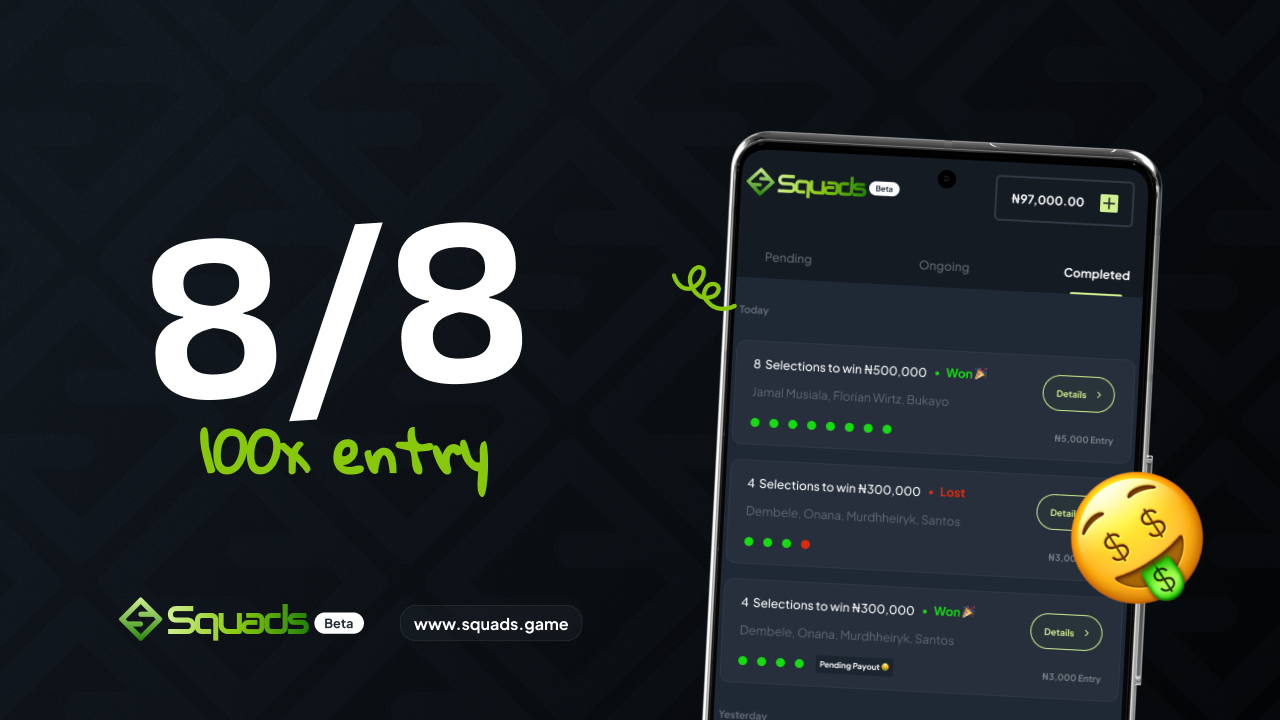 8/8: The Perfect Squads Prediction