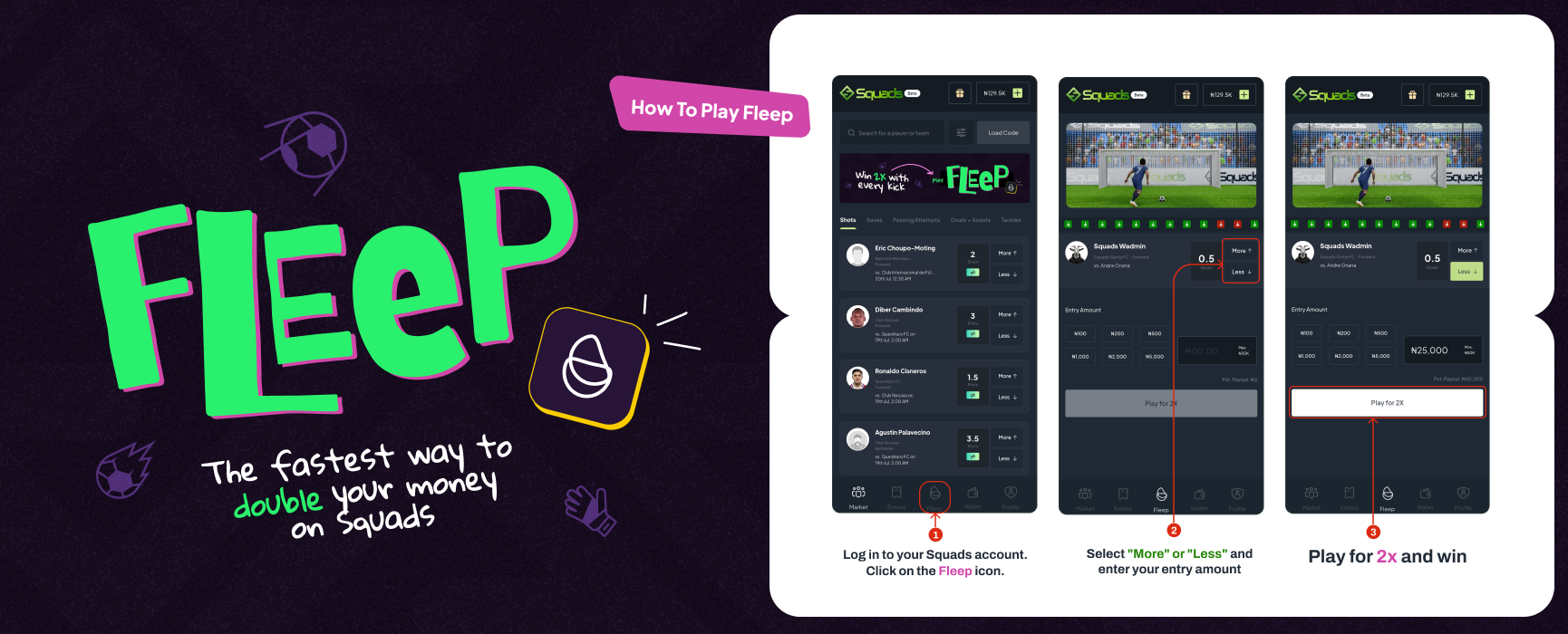 Fleep: The Fastest Way to double Your Money On Squads